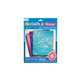 Ooly Scratch And Shine Foil Art Kit - Creative Activity Set