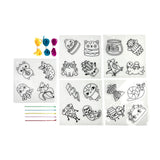 Ooly Shrink Its! DIY Shrink Art Bracelet Kit with pre-cut charms, colorful strings, and tassels.