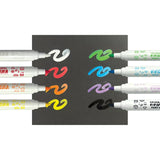 Ooly Vivid Pop Opaque Paint Markers Metallic Set Of 8 | Water Based Art Markers