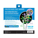 Ooly Vivid Pop Opaque Paint Markers Metallic Set Of 8 | Water Based Art Markers