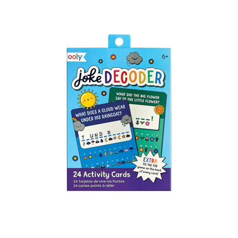Ooly Word Search & Joke Decoder Activity Cards Set Of 24 | Activity Book