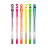 Ooly Yummy Yummy Scented Neon Gel Pens Set Of 6 | Fruity Scented Fun