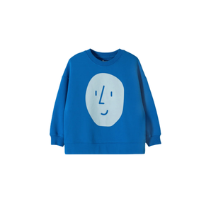 Oxox Club Potato Face Kid's Sweatshirt Blue | Sweatshirt Boy
