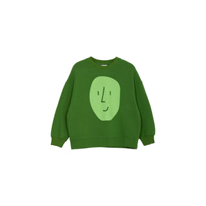 Oxox Club Potato Face Kid's Sweatshirt Green | Sweatshirt Boy