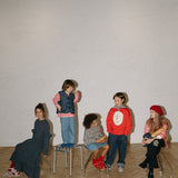 Oxox Club Potato Face Kid's Sweatshirt Red | Sweatshirt Boy