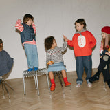 Oxox Club Potato Face Kid's Sweatshirt Red | Sweatshirt Boy