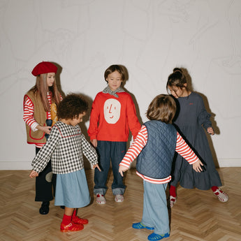 Oxox Club Potato Face Kid's Sweatshirt Red | Sweatshirt Boy