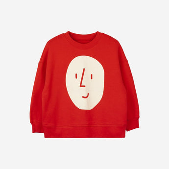 Oxox Club Potato Face Kid's Sweatshirt Red | Sweatshirt Boy