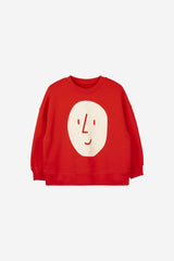 Oxox Club Potato Face Kid's Sweatshirt Red | Sweatshirt Boy
