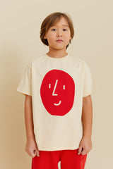 Oxox Club Potato Face Kid's T Shirt Light Yellow | Top Boy