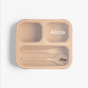 Kids Lunchbox with Fork and Spoon Set for School Meals