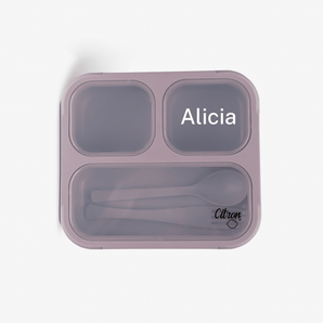 Kids Lunchbox with Fork and Spoon Set for School Meals