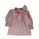 PHI Clothing Pink viella bow blouse