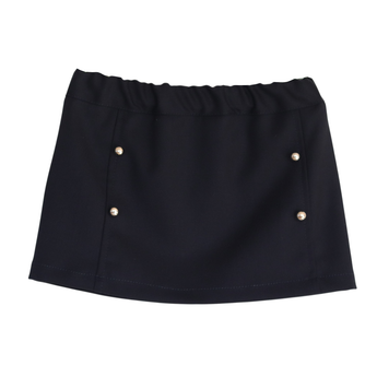 PHI Clothing Navy skirt with bows