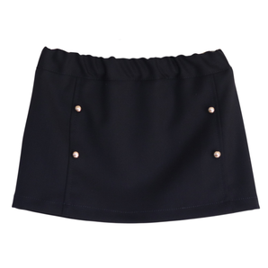 PHI Clothing Navy skirt with bows