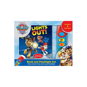 Paw Patrol Book & Flashlight Set | Kids Adventure Reading