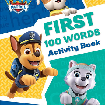 Paw Patrol First 100 Words Activity Book | Kids School