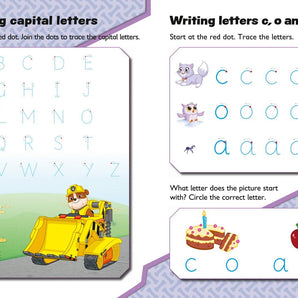 Paw Patrol First Writing Activity Book | Kids School Prep