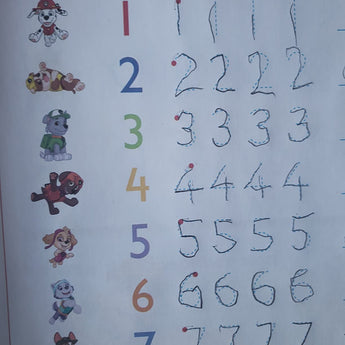 Paw Patrol First Writing Activity Book | Kids School Prep