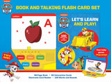 Paw Patrol Lets Learn And Play Book & Flash Card Sound Set