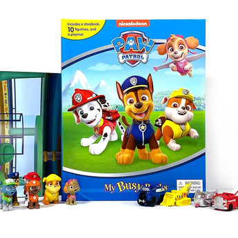 Paw Patrol My Busy Book | Kids Figurine Activity Set