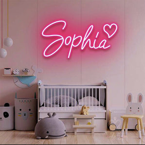 Personalized Neon Light – Custom LED Name Sign for Bedroom Décor
