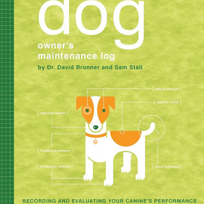 Quirk Books Dog Owner's Maintenance Log | Fun Canine Keepsake Journal