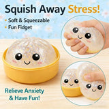 RMS Squishy Bun Pink Holographic Mystery Squishy Dumpling