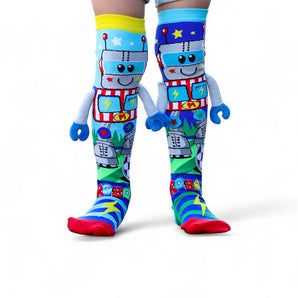 Ultra-Cool Robot Socks for Kids