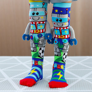 Ultra-Cool Robot Socks for Kids