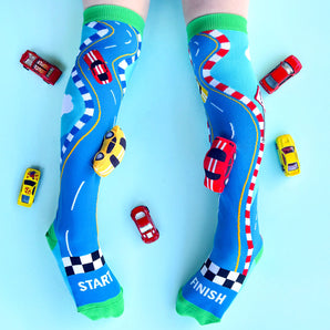 Racing Cars Socks - Speed Meets Comfort