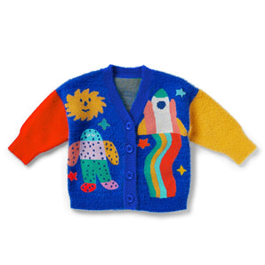 Halycon Nights Rocket Ride Knit Kids Cardigan