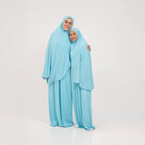 Rouqei Elegant Adult Isdal Plain Prayer Set One & Two Piece | Prayer Set