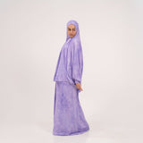 Rouqei Elegant Adult Isdal Plain Prayer Set One & Two Piece | Prayer Set