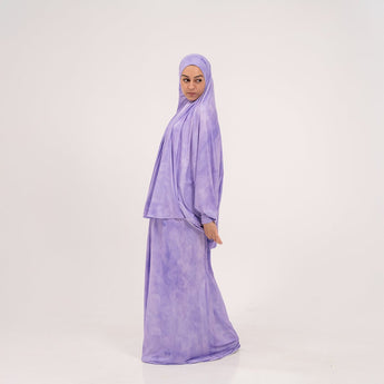 Rouqei Elegant Adult Isdal Plain Prayer Set One & Two Piece | Prayer Set