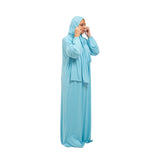 Rouqei Elegant Adult Isdal Plain Prayer Set One & Two Piece | Prayer Set