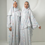 Rouqei Elegant Adult Isdal Printed Prayer Set One & Two Piece | Prayer Set