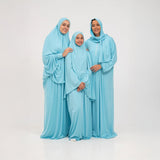 Rouqei Girls Isdal Plain Prayer Set Ages 2 13 | Prayer Set