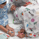 Rouqei Girls Isdal Printed Prayer Set Ages 2 13 | Prayer Set