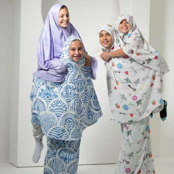 Rouqei Girls Isdal Printed Prayer Set Ages 2 13 | Prayer Set