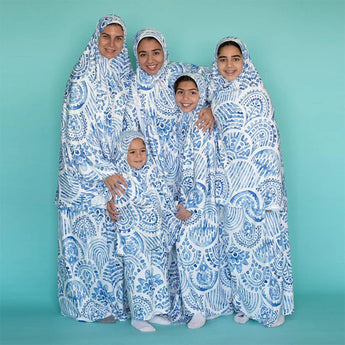 Rouqei Girls Isdal Printed Prayer Set Ages 2 13 | Prayer Set