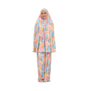 Rouqei Girls Isdal Printed Prayer Set Ages 2 13 | Prayer Set