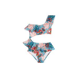 Frida Girls One Piece  Cut Swimsuit