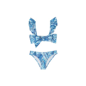 Marie Raxevsky Girl's Blue Bikini Swimsuit