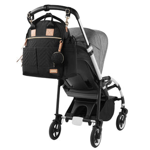Skip Hop Suite 6 Piece Backpack Set Black Black