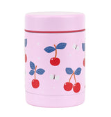 300ml Insulated Steel Food Jar - Cherries