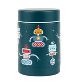 300ml Insulated Steel Food Jar - Robots