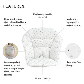 Stokke Clikk Cushion Blueberry Boat