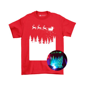 Glow in the Dark Christmas Kids T-Shirt
