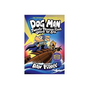 Scholastic Dog Man Book 11 Paperback | Twenty Thousand Fleas Under The Sea